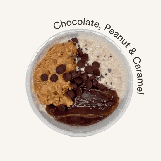 Tasty Oats – Choc Chip, Peanut & Caramel