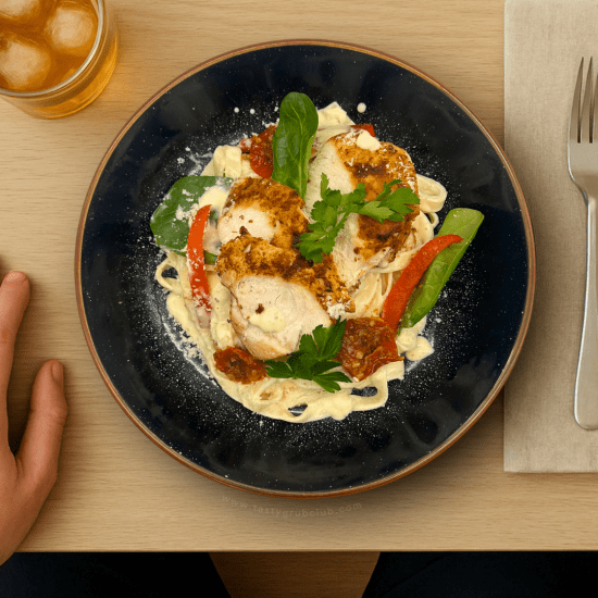 I'M BACK* Cajun Chicken Tagliatelle