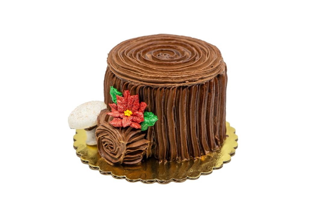 Yule Log Stump Cake