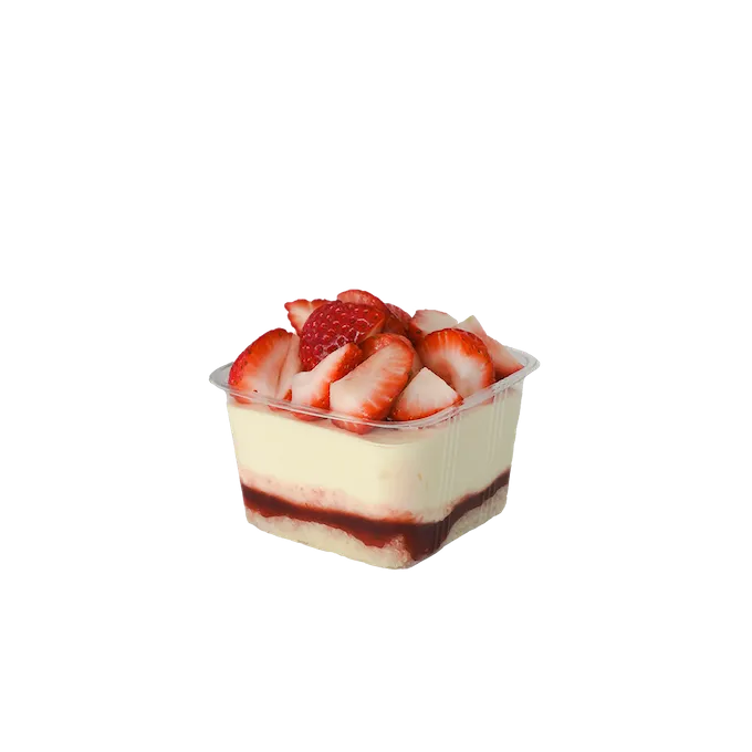 Strawberry Tiramisu Cube Cake