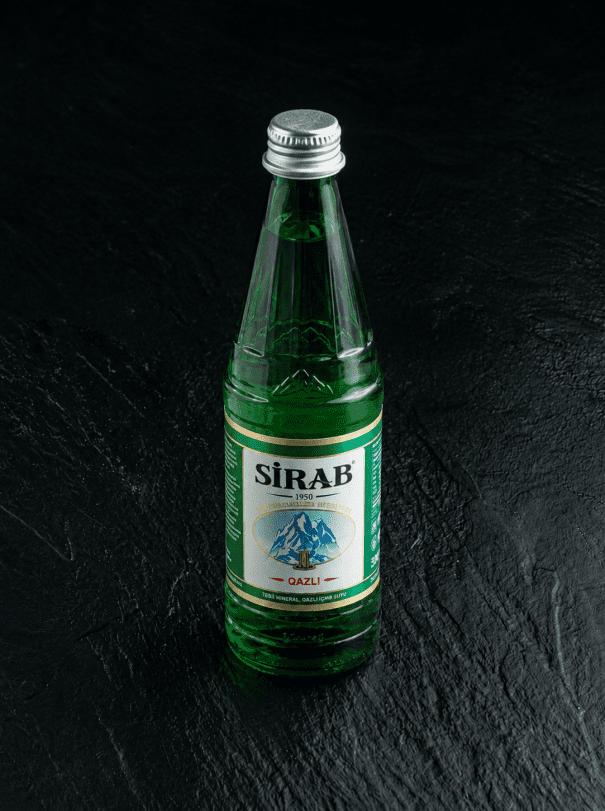 Glass bottle of sparkling water SIRAB (0.33L)